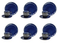 KÁVOVÝ servis SET 18EL Jeans NAVY pre 6 osôb