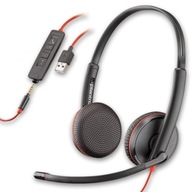 Blackwire 3225 USB-A headset + 3,5 mm jack