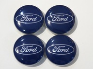 4x Stredové krytky na ráfiky FORD 54 mm, tmavomodrá 4x Stredové krytky na ráfiky FORD 54 mm, tmavomodrá