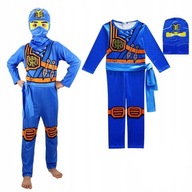 Kostým Ninja Ninjago Jay Warrior Samurai 110-120 Kostým Ninja Ninjago Jay Warrior Samurai 110-120