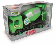Domiešavač betónu Green Middle Truck v krabici Domiešavač betónu Green Middle Truck v krabici