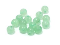 Zelená gulička avanturínu 6,5 mm - 4 kusy Zelená gulička avanturínu 6,5 mm - 4 kusy