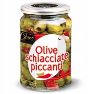Zelené olivy s feferónkou 520g Zelené olivy s feferónkou 520g