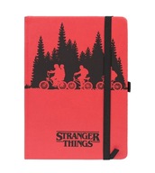 A5 linajkový kožený zápisník, 240 strán, Stranger Things A5 linajkový kožený zápisník, 240 strán, Stranger Things