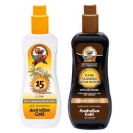 Austrálske zlato SPF 15 sprejový gél 237 ml + austrálsky zlatý urýchľovač 237 ml Austrálske zlato SPF 15 sprejový gél 237 ml + austrálsky zlatý urýchľovač 237 ml