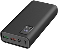 Powerbanka PLATINET 20000mAh 2xUSB USB-C microUSB Polymer PD 22,5W QC 3.0 Powerbanka PLATINET 20000mAh 2xUSB USB-C microUSB Polymer PD 22,5W QC 3.0