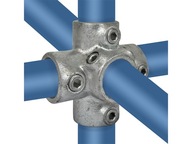 Kríž so štyrmi zásuvkami pre 48,3 mm (6/4") potrubie Kríž so štyrmi zásuvkami pre 48,3 mm (6/4") potrubie