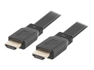 LANBERG CA-HDMI-21CU-0050-BK Lanberg HDMI kábel M/M V2.0 5M čierny plochý LANBERG CA-HDMI-21CU-0050-BK Lanberg HDMI kábel M/M V2.0 5M čierny plochý
