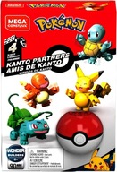 MEGA CONSTRUX POKEMON BLOCKS SPOLOČNÍKOV OD KANTO SADA 90 ELEMENTOV 6+