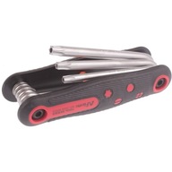 L-kľúče TORX, otvory T9-T40, vreckový nôž 8v1 L-kľúče TORX, otvory T9-T40, vreckový nôž 8v1