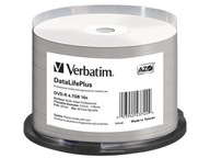 DVD-R Verbatim 4,7 GB X16 AZO DL+ potlačiteľné bez ID (50 koláčov)