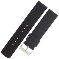 HORIDO 1158 - 20mm - Čierny - Kožený remienok na hodinky HORIDO 1158 - 20mm - Čierny - Kožený remienok na hodinky