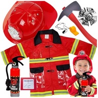 OUTFIT KOSTÝM HASIČKA Karnevalový maškarný večierok pre CHLAPECKA Hasiaci prístroj Voda OUTFIT KOSTÝM HASIČKA Karnevalový maškarný večierok pre CHLAPECKA Hasiaci prístroj Voda