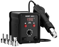 858DII SPÁJKOVACIA STANICA 700W 4xDRYSKA CÍNOVÝ MOSTEK KOHOŽE VYSÁVAČKA Pinzeta 858DII SPÁJKOVACIA STANICA 700W 4xDRYSKA CÍNOVÝ MOSTEK KOHOŽE VYSÁVAČKA Pinzeta