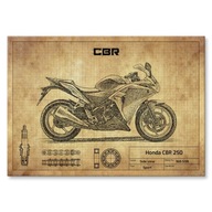 DARČEKOVÝ PLACHT MOTORKA HONDA CBR 250 DARČEKOVÝ PLACHT MOTORKA HONDA CBR 250