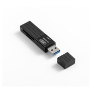 Čítačka kariet XO 2-v-1 DK05B USB 3.0 čierna