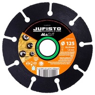 Tvrdokovový rezný kotúč Jufisto 125 mm