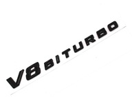 Odznak V8 BITURBO BLACK 3D Mega OLSZTYN Odznak V8 BITURBO BLACK 3D Mega OLSZTYN