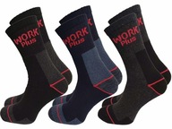 3x pracovné ponožky WORK PLUS POLISH THICK+ 39-42