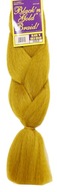 Vrkoče do vlasov dredy SOFT KANEKALON BLACK N GOLD Vrkoče do vlasov dredy SOFT KANEKALON BLACK N GOLD