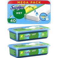 SWIFFER Vložky do mopu, vlhčené obrúsky, 40 ks SWIFFER Vložky do mopu, vlhčené obrúsky, 40 ks