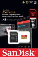SANDISK EXTREME microSDXC 128GB 190/90 MB/s A2 V30