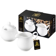Cukornička 340 ml a kanvička na mlieko 300 ml WILMAX súprava z bieleho porcelánu Cukornička 340 ml a kanvička na mlieko 300 ml WILMAX súprava z bieleho porcelánu