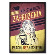 DARČEKOVÝ PLACHT DEKORÁCIA OBRAZ HUMOR PRÁCA PRL DARČEKOVÝ PLACHT DEKORÁCIA OBRAZ HUMOR PRÁCA PRL