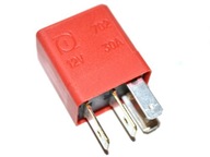 4-pinové mikrorelé 12v 30A červené