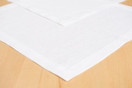 Ľanový obrúsok - biely 100x100cm