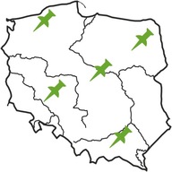Nálepka na stenu mapa Poľska 70 cm + fixky Nálepka na stenu mapa Poľska 70 cm + fixky