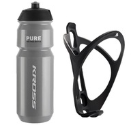Košík na fľašu Kross Pro Black + fľaša Pure 750 Košík na fľašu Kross Pro Black + fľaša Pure 750