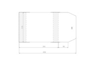 NASTAVITEĽNÝ KRYT 235X390MM (50PCS) NASTAVITEĽNÝ KRYT 235X390MM (50PCS)