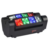 LED Effect Spotlight 8x3W RGBW LIGHT4ME SPIDER MKII TURBO