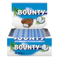 24x 57g BOUNTY kokosová tyčinka CARDBOARD + oblátky