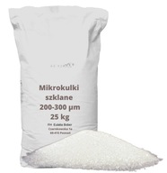 Sklenené mikroguľôčky abrazíva na pieskovanie 25 kg Sklenené mikroguľôčky abrazíva na pieskovanie 25 kg