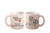 Parson Russell teriér Hrnček s potlačou Parson Russell teriér Hrnček s potlačou