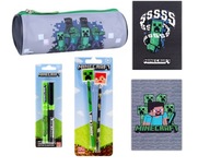 Minecraft ALEX CREEPER Sada 2 ceruziek 2 pera 2 zošity peračník Minecraft ALEX CREEPER Sada 2 ceruziek 2 pera 2 zošity peračník