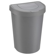 ODPADOVÝ KOŠ DO KUCHYNE, KÚPEĽNE, KANCELÁRIE, 25L, ŠEDÝ ODPADOVÝ KOŠ DO KUCHYNE, KÚPEĽNE, KANCELÁRIE, 25L, ŠEDÝ