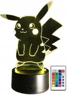 POKEMON PIKACHU PIKACZU 3D LED LAMPA PRE DETI POKEMON PIKACHU PIKACZU 3D LED LAMPA PRE DETI