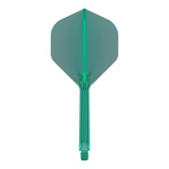 Target K-Flex Feathers + Dart Shafts Green Medium System Target K-Flex Feathers + Dart Shafts Green Medium System