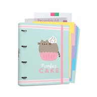Zakladač A4 Pusheen z kolekcie Foodie Collection 4 Rings with Elastic Band Zakladač A4 Pusheen z kolekcie Foodie Collection 4 Rings with Elastic Band