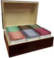 Čajová súprava VEERTEA, drevená krabička, 96 ks