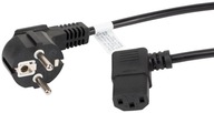 Napájací kábel 1,8 m ANGLE vodič VDE C13 10A Napájací kábel 1,8 m ANGLE vodič VDE C13 10A
