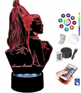 Ariana Grande Nočná lampa 16 farieb LED PLEXIDO Ariana Grande Nočná lampa 16 farieb LED PLEXIDO