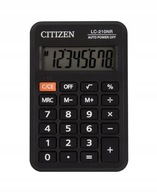 Vrecková kalkulačka Citizen LC210NR, čierna