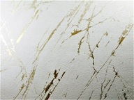 TAPETA NA STENY MARBLE STUCK VENICE GOLD STONE biely a zlatý vinyl TAPETA NA STENY MARBLE STUCK VENICE GOLD STONE biely a zlatý vinyl