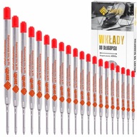 Zenith KOVOVÁ NÁPLŇ BALLPOINT červená 20 ks. Zenith KOVOVÁ NÁPLŇ BALLPOINT červená 20 ks.
