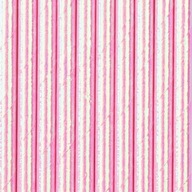 Dúhové ružové papierové slamky 10 ks