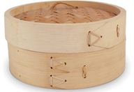 Naparovač, bambusový naparovač, 1 sitko, okrúhle, 25 cm Naparovač, bambusový naparovač, 1 sitko, okrúhle, 25 cm